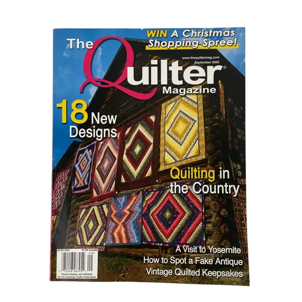 The Quilter Magazine‎ 2001/2003/2005 Lot of 3 Quilting Crafting